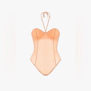 Oseree MESH NECKLACE BODYSUIT